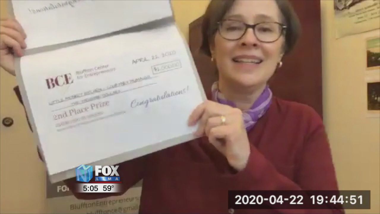 Bluffton Center for Entrepreneurs contest first place winner